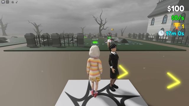 СТАЛА УЭНСДЕЙ в РОБЛОКС смотреть онлайн