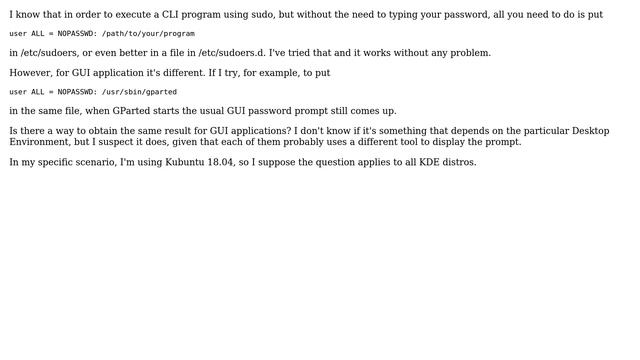 Unix & Linux: Execute GUI programs as root without password (2 Solutions!!) смотреть онлайн