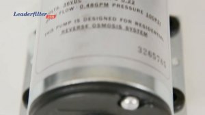 Повысительные помпы  Leaderfilter WE-6005 и Leaderfilter WE-6010.