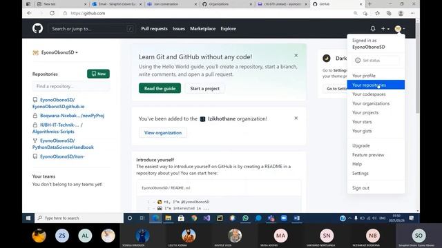 Step 3 How to accept a GitHub invitation and retrieve the corresponding private repository смотреть онлайн