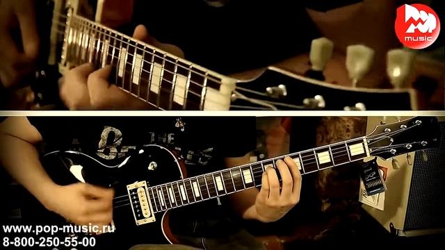 Электрогитара STAGG SEL ZEB Дешевый аналог Les Paul, плоский топ смотреть онлайн
