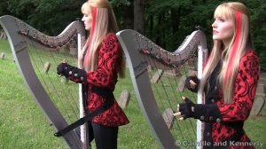 IRON MAIDEN - The Trooper ( Harp Twins) ELECTRIC HARP METAL