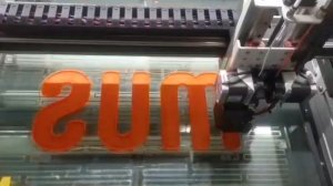 Печать рекламной буквы на 3d принтере