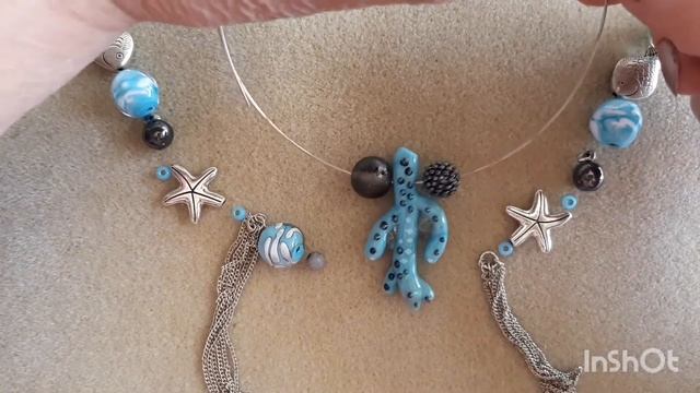 Колье из стеклянных бусин своими руками. Как носить украшения 2021. смотреть онлайн