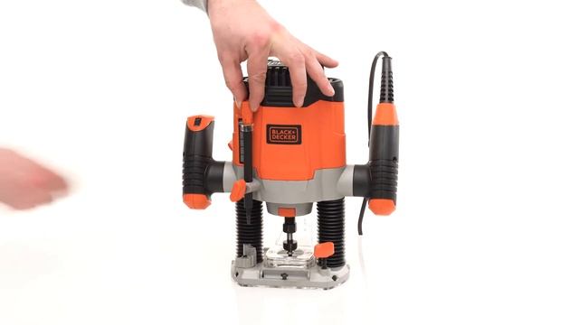 Фрезер BLACK&DECKER KW1200EKA-QS 1200Вт цанга 8мм смотреть онлайн