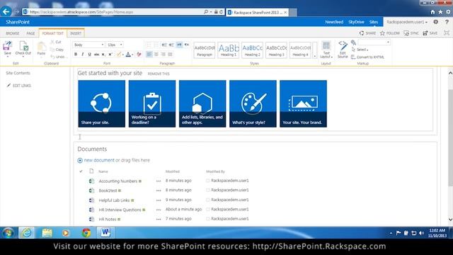 SharePoint 2013: Getting Started (Tutorial)