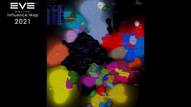 Eve Online - Evolution Map 2021 смотреть онлайн
