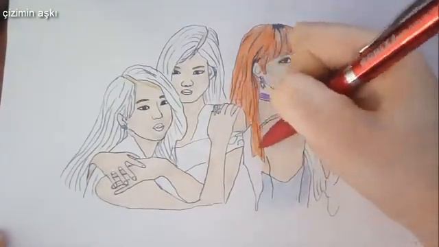 Black pink çizimi/Black pink drawing смотреть онлайн