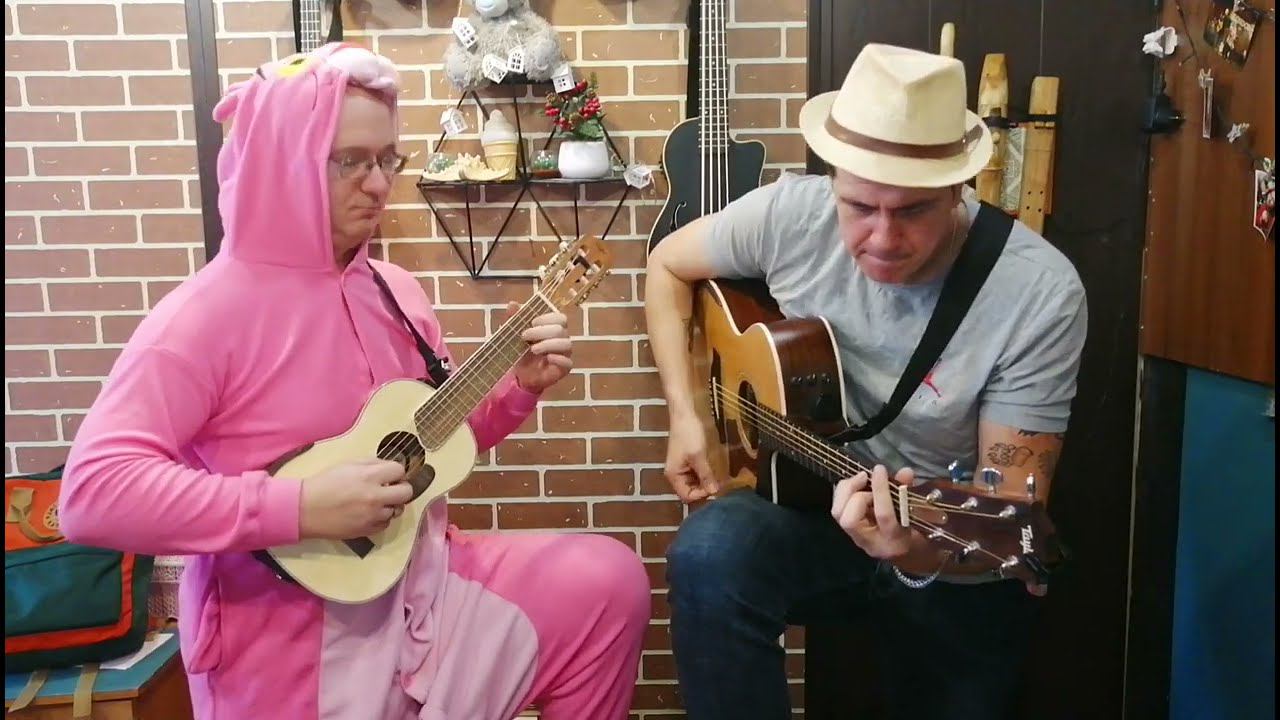 Henry Mancini - The Pink Panther Theme guitalele cover смотреть онлайн