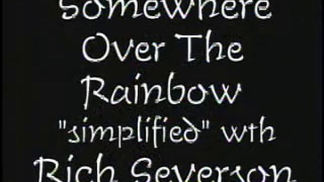 SOMEWHERE OVER THE RAINBOW- FINGERSTYLE смотреть онлайн