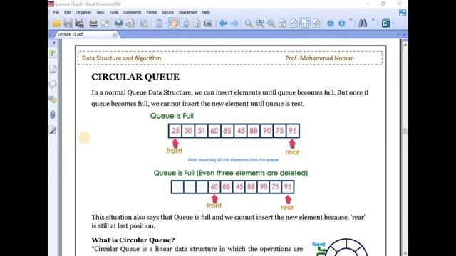 Circular Queue and dqueue in DSA (Urdu/Hindi) смотреть онлайн
