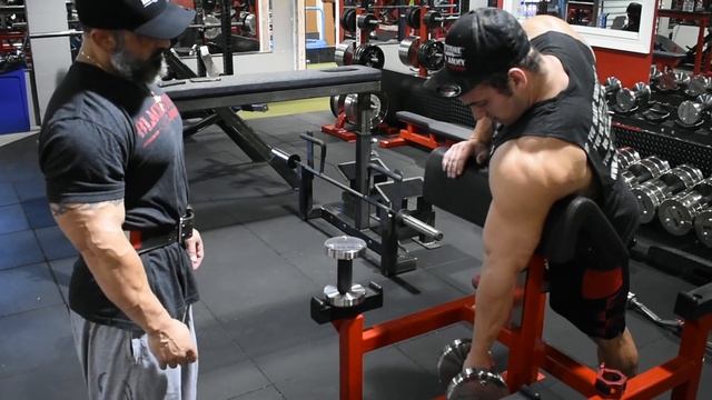 Cody Montgomery & Guy Cisternino ARM DAY At Mi40
