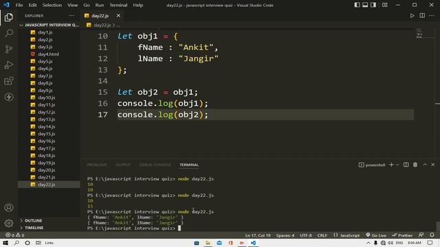 Pass By Value & Pass By Reference || JavaScript || EXCELLENT CODE WITH AJ смотреть онлайн