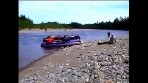 Таймень на 30 килограмм. Бывает и такое! Рыбалка на таежной реке.