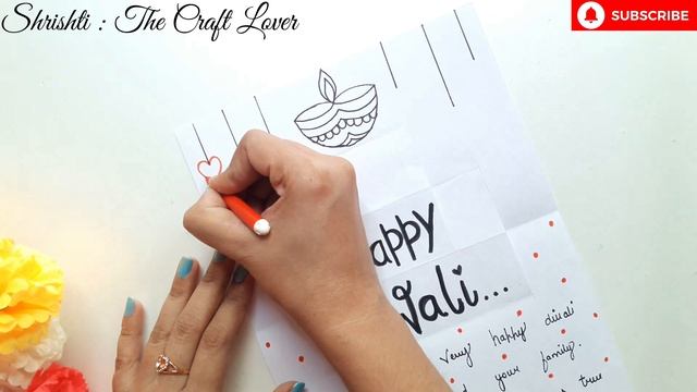 DIY - Happy Diwali Card Making • How To Make Diwali Greeting Card • Easy Pop Up Card For Deepawali смотреть онлайн
