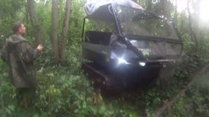 Вездеходы "Пелец" на  болоте. Лето 2018