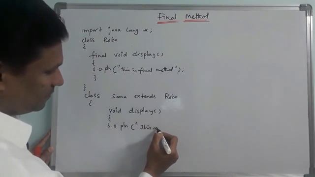 Final Method in Java | What is Final Method in Java | Java Programming | in Telugu смотреть онлайн