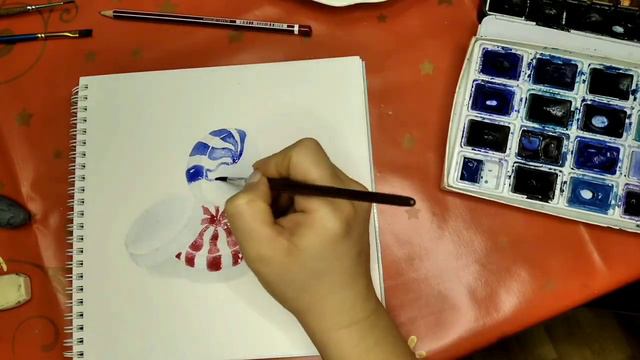 Рисую акварелью карамельки смотреть онлайн