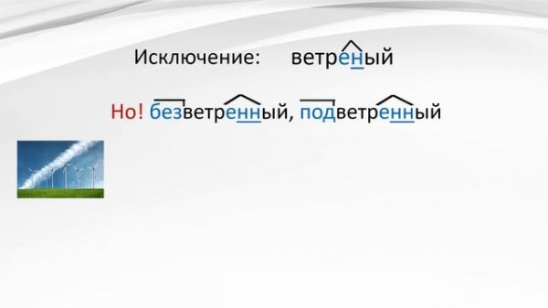 Русский язык. Правописание Н и НН в прилагательных. Видеороук