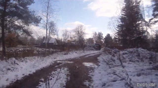 Юность - Сакулино - Черногубовский лес - Брянцево 18.10.2014 (первый снег) смотреть онлайн