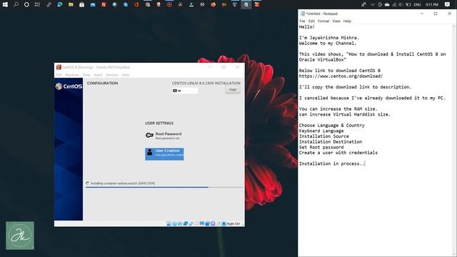 CentOS 8 GUI Installation on Oracle VirtualBox смотреть онлайн