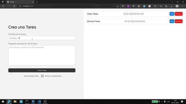 CRUD Lista de Tareas con Flask y Mysql смотреть онлайн