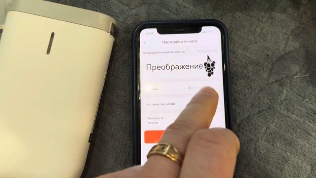 Портативный принтер Niimbot D11