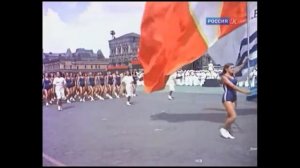 Всесоюзный парад физкультурников, 1945 год ЗАКАЛЯЙСЯ КАК СТАЛЬ  СПОРТИВНЫЙ МАРШ