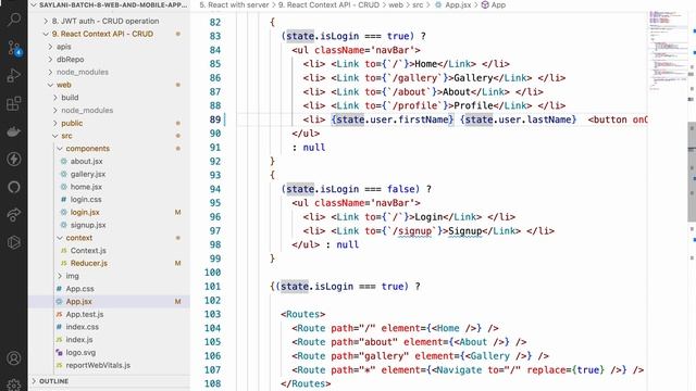 82. JWT - getting user profile - CRUD app completed with login signup jwt - refresh cache bug fixed смотреть онлайн