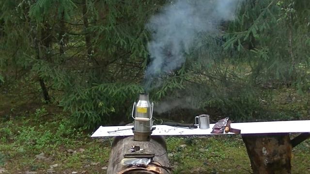 самовар Kelly Kettle Trekker сырые дрова после дождя в 2 дня. смотреть онлайн