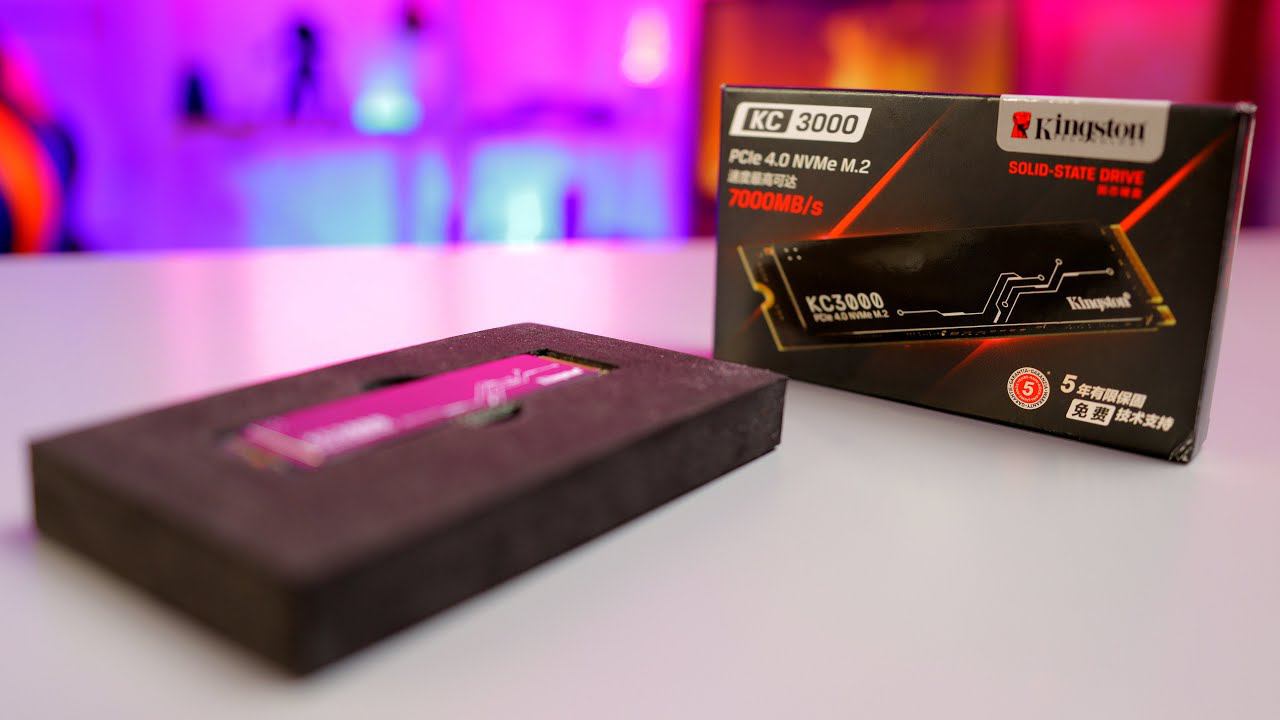 Kingston KC3000 PCIe 4.0 NVMe M.2 SSD. Отличная цена! Пошаговая установка и запуск. смотреть онлайн