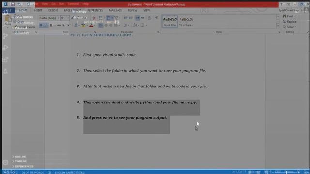 Running python code in/on visual studio code and visual studio смотреть онлайн
