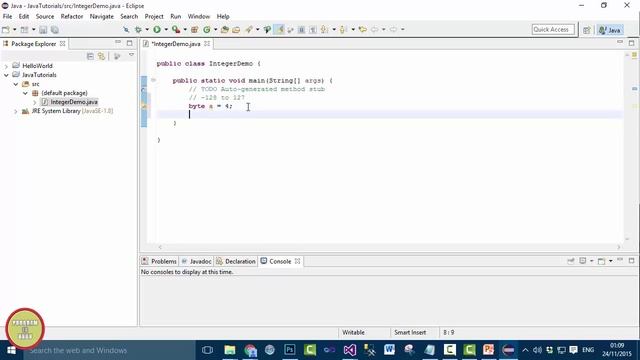 Java Tutorial In Urdu/Hindi - Datatypes And Variables (Integers) смотреть онлайн