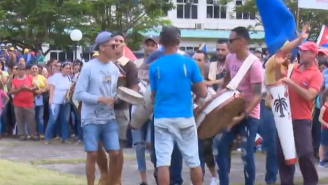 PLENARIA EN SALUDO AL PRIMERO DE MAYO EN LA EMPRESA MECÁNICA DEL NÍQUEL DE MOA