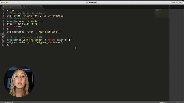 Custom Shortcode in WordPress // Great for Updating Year! смотреть онлайн