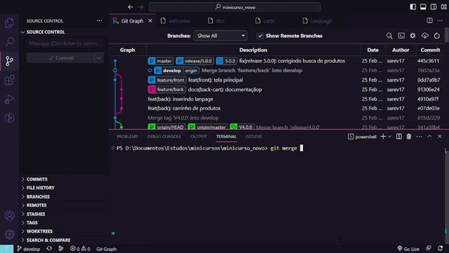 Git flow - parte prática смотреть онлайн