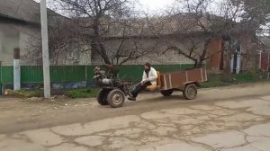 Самодельный мотоблок