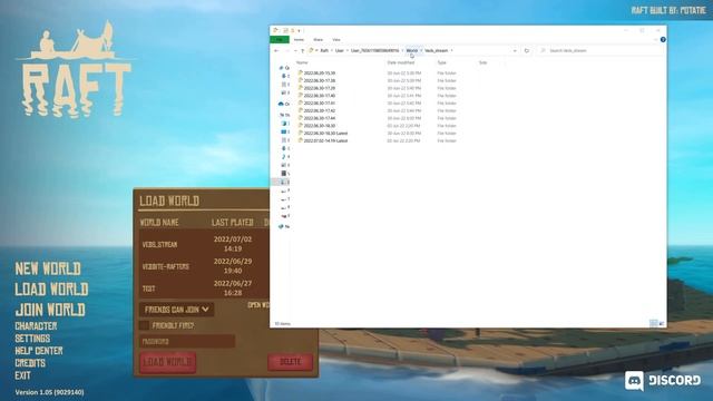 Raft (2022) Backup & Restore Game SAVE Easily! ?