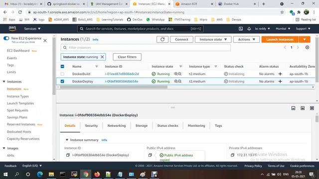 Docker Springboot application || Docker Hub || ECR смотреть онлайн