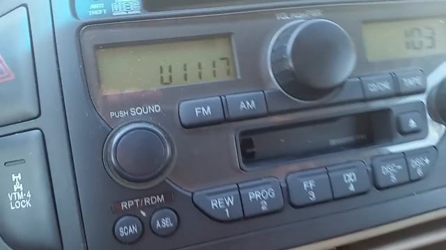 How to retrieve/enter Honda Radio code смотреть онлайн