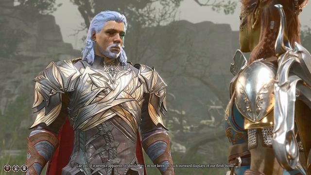 Baldur's Gate 3 - Lae'zel being uncomfortable with PDA смотреть онлайн