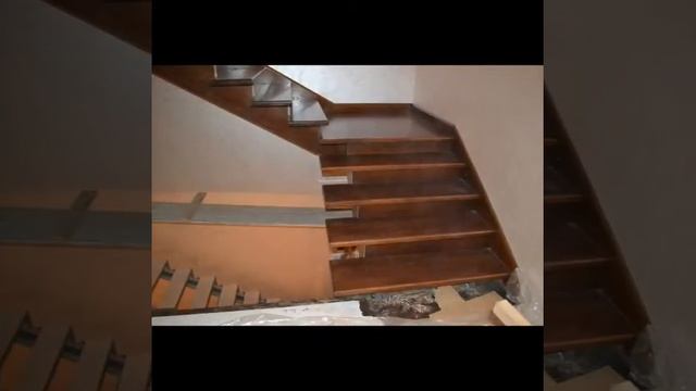 Обшивка металлической лестницы - мастерская МассивМастер смотреть онлайн