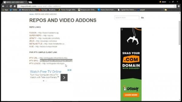 XBMC / KODI ~ Setup PVR IPTV simple client for LIVE TV