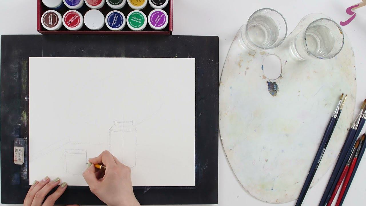 Летний букет. Мастер-класс по живописи гуашью марафона "Лето на палитре" смотреть онлайн