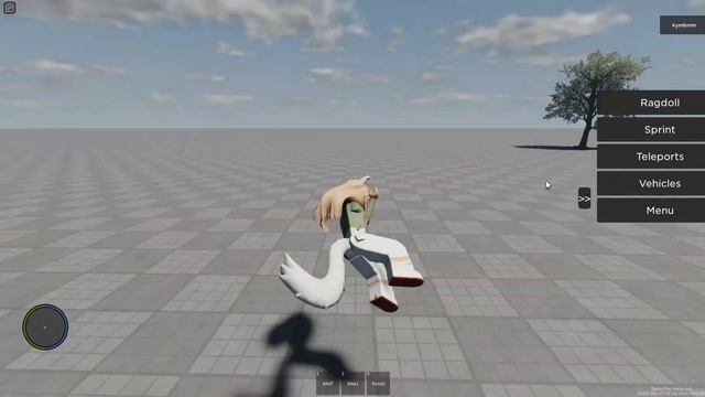 Рэгдолл, но в нём персонаж флексит Ragdoll Evolution