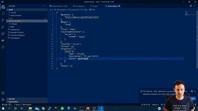 Building a WoT application: WoT application Manager and TD-code смотреть онлайн