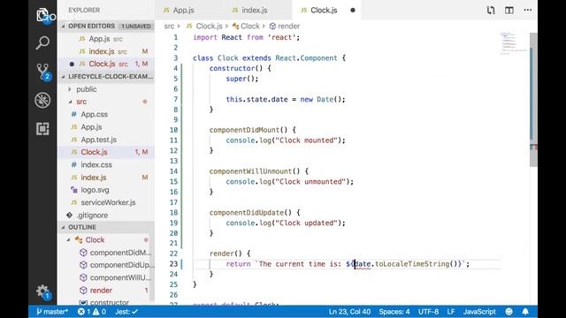 Code the Dream React - Component Lifecycle смотреть онлайн