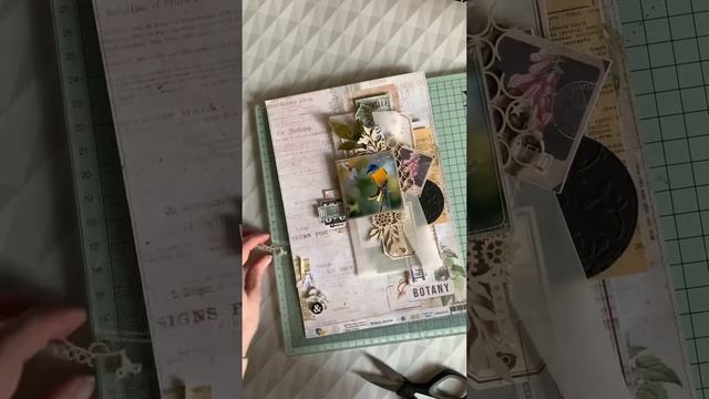 Ботаническая страничка / Botany Layout / Scrapbooking