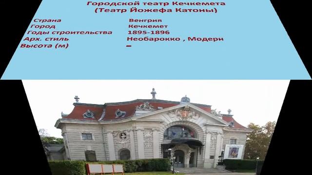 Городской театр Кечкемета , Театр Йожефа Катоны (Кечкемет) смотреть онлайн