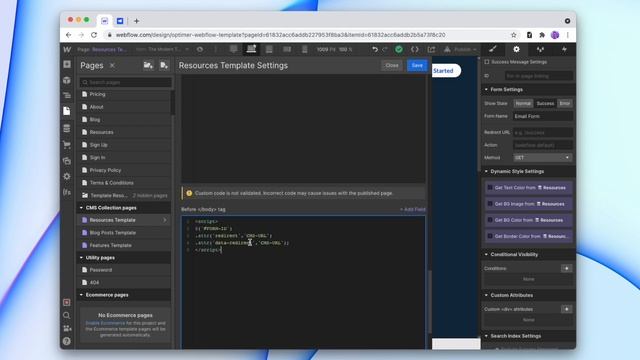 Webflow CMS Dynamic Form Redirect Links смотреть онлайн